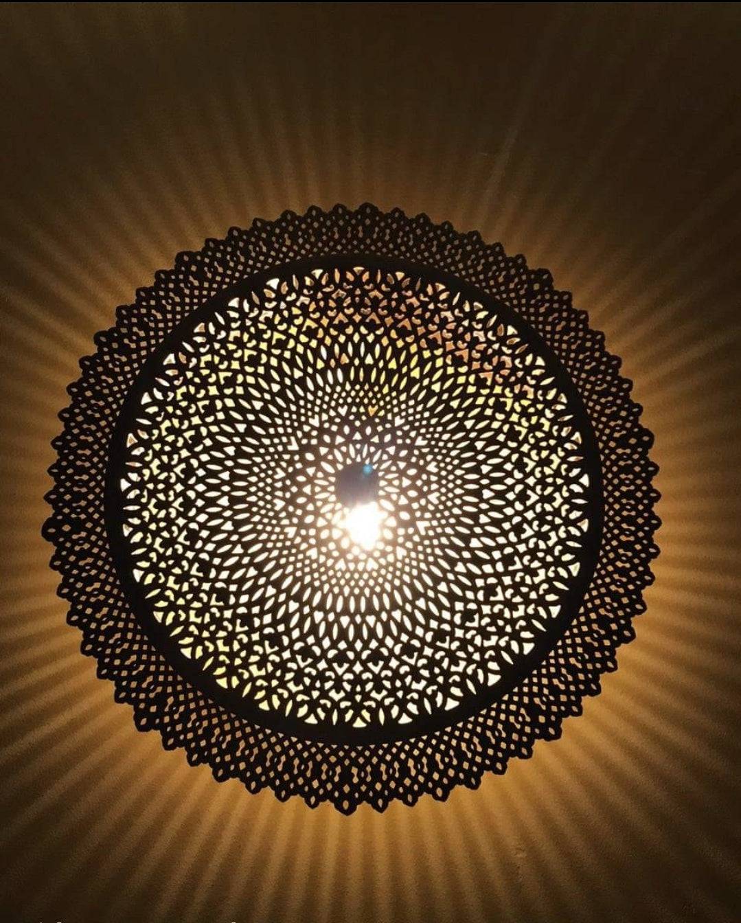 Luxury wall sconce, round wall lamp, Genuine brass, designer lamp