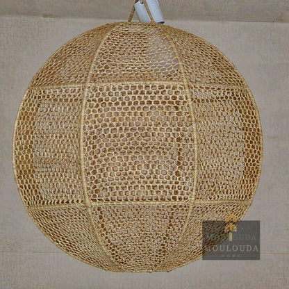 Moroccan chandelier, Rattan pendant light, hanging lantern, Moroccan lantern - Mouloudahome