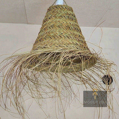 Moroccan pendant light, chandelier, Rattan hanging lantern, Moroccan lantern - Mouloudahome