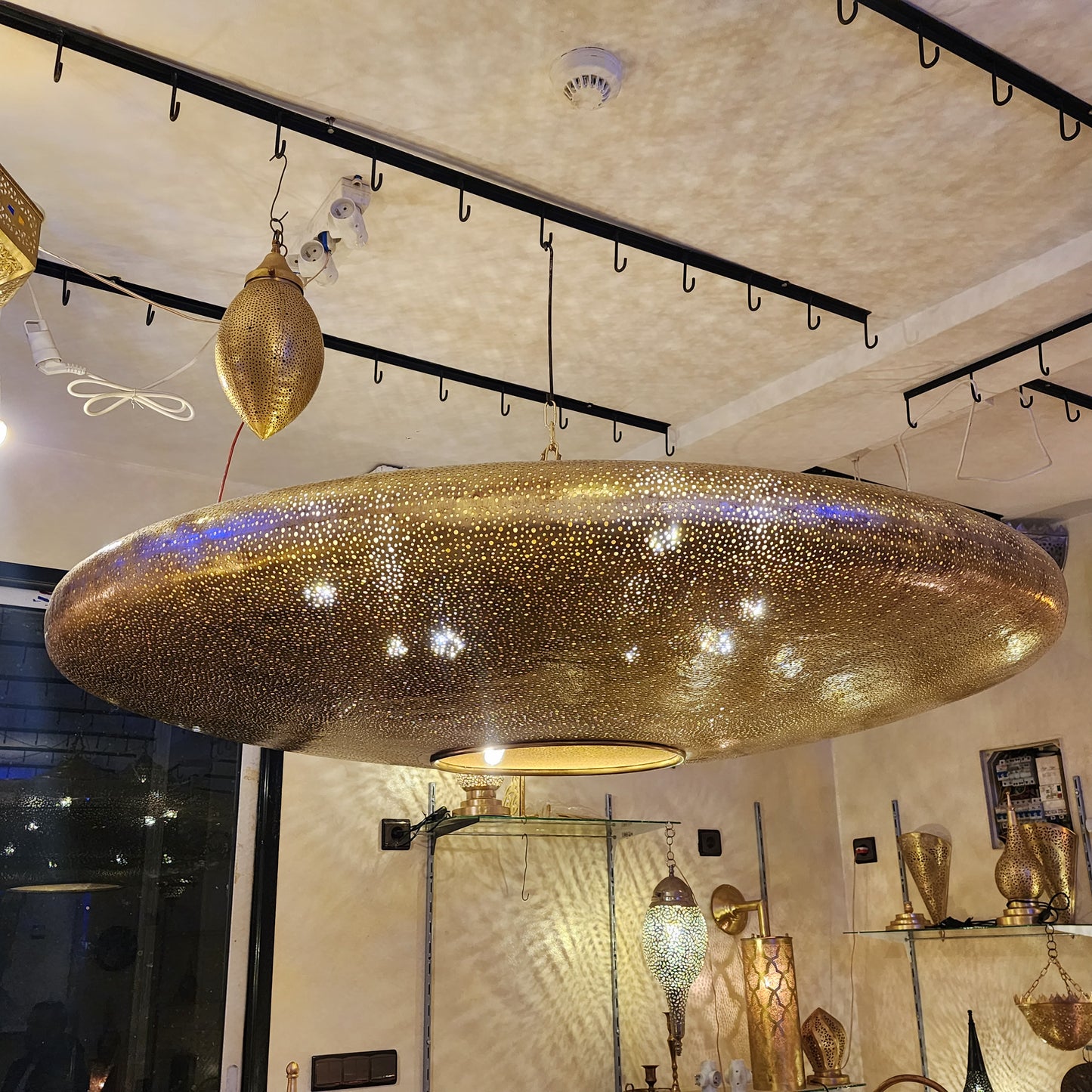 Large pendant lamp, chandelier, Moroccan lamp - Golden Glory Limited