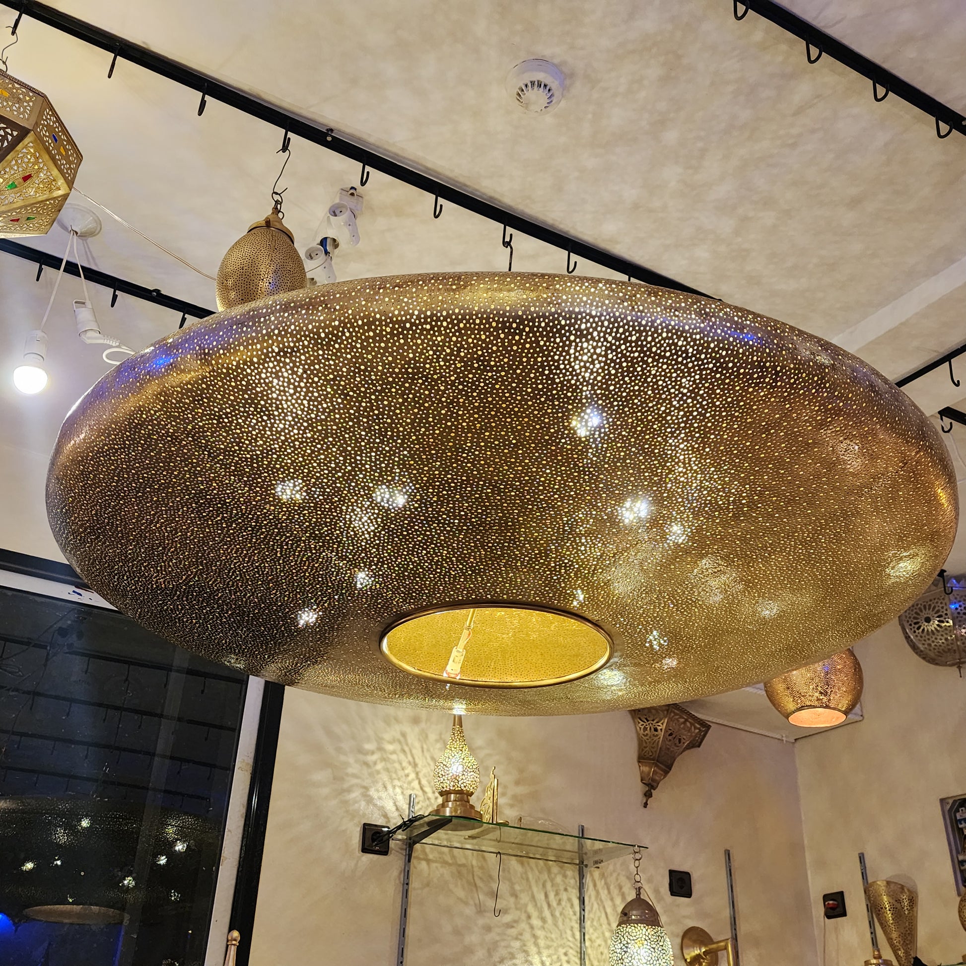 Large pendant lamp, chandelier, Moroccan lamp - Golden Glory Limited