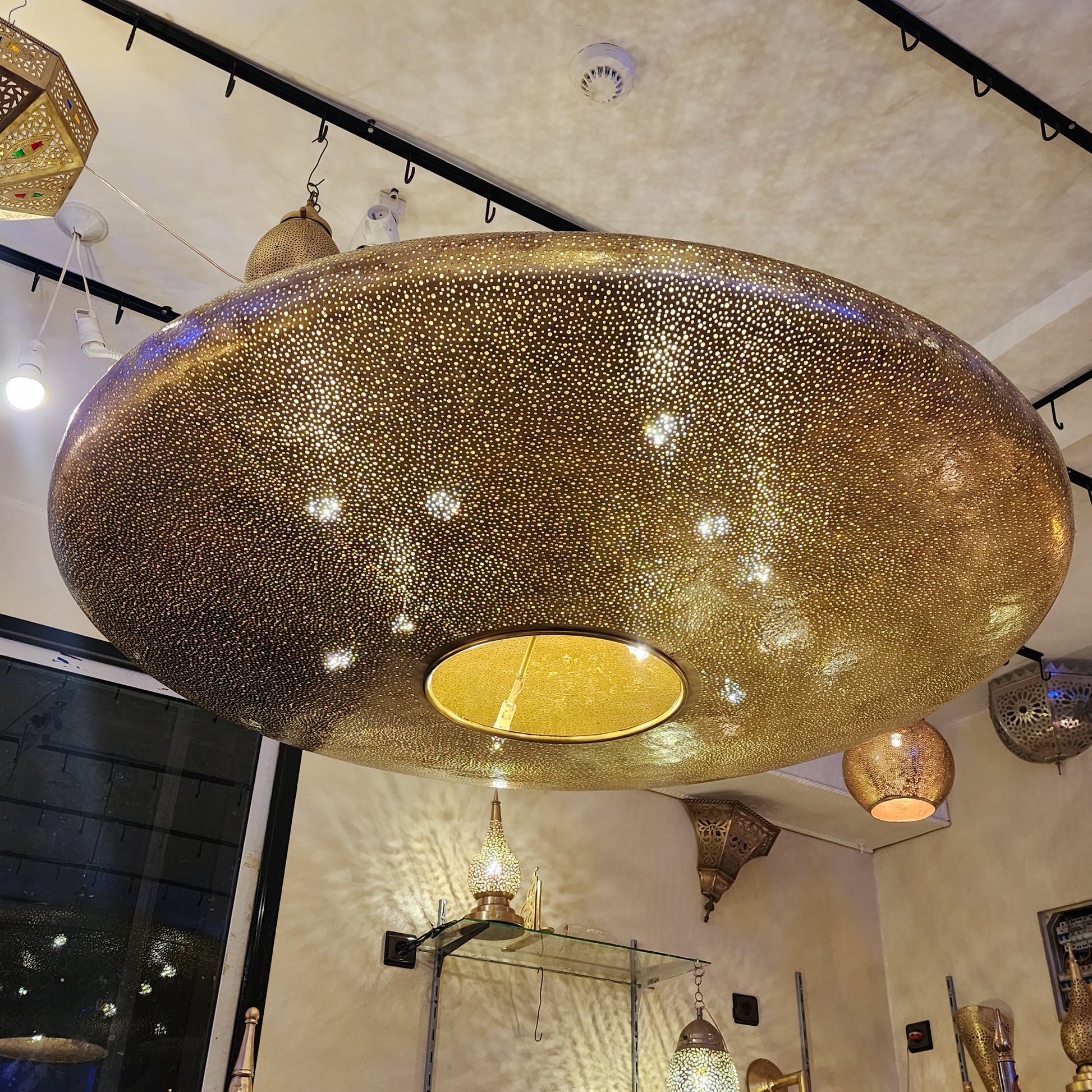 Large pendant lamp, chandelier, Moroccan lamp - Golden Glory Limited