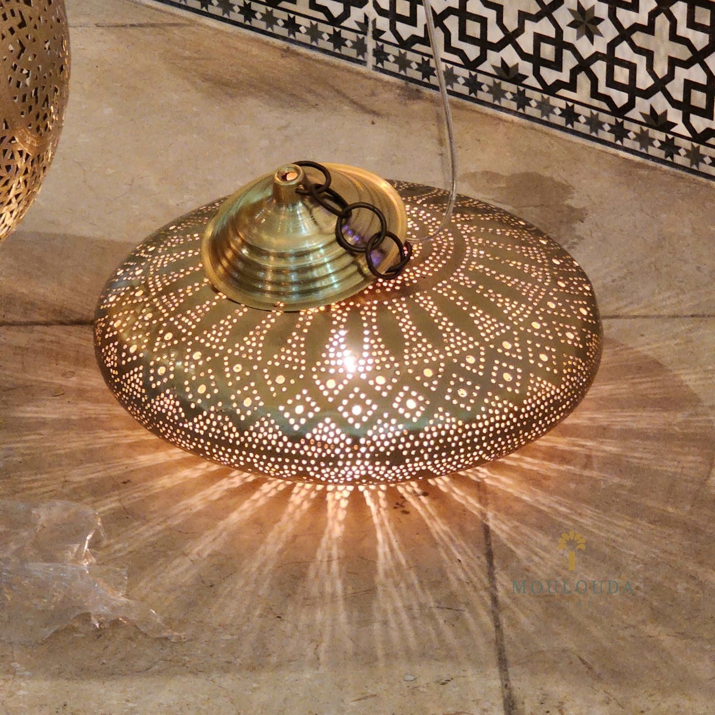 Exquisite Moroccan Chandelier - Handcrafted Pendant Lamp for Ceiling - Mouloudahome