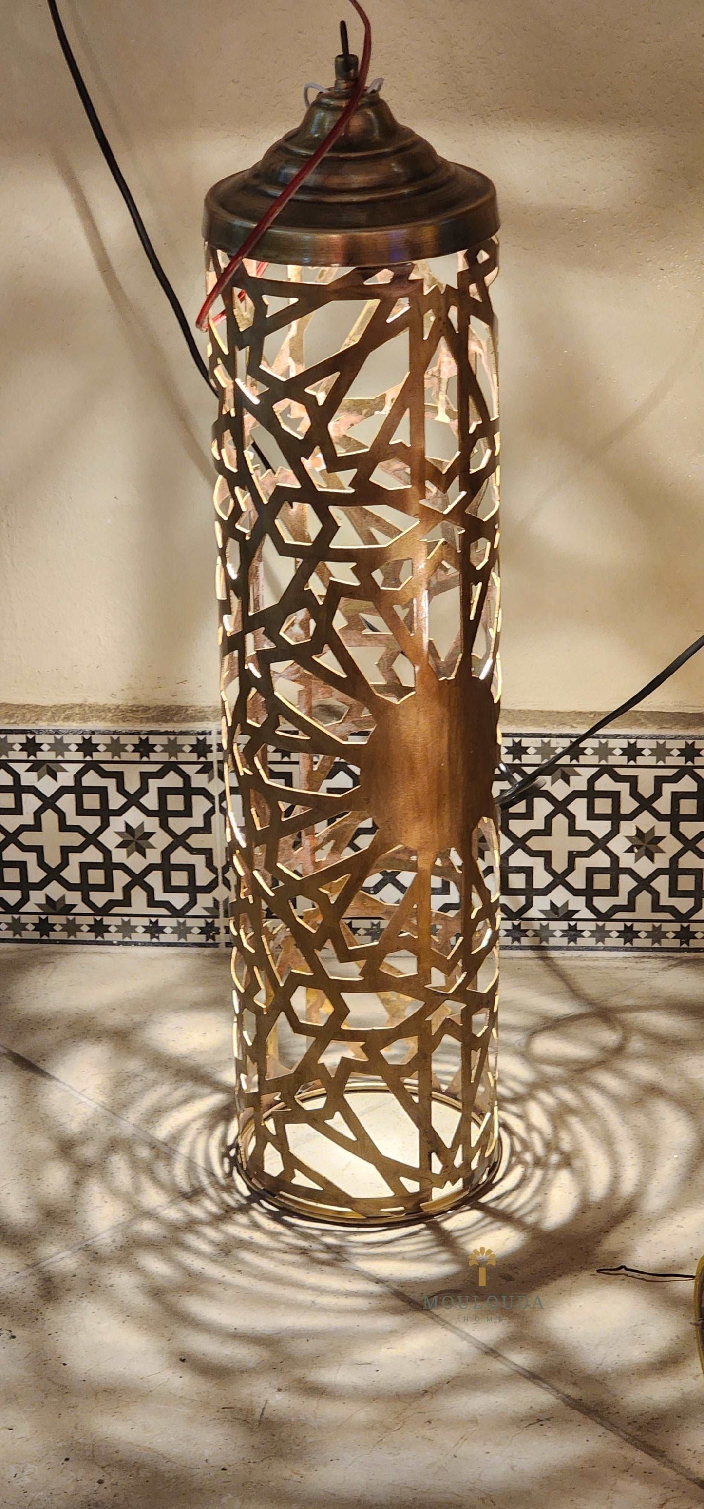 Add a Touch of Boho Chic with Our Designer Moroccan Floor Lamp - Mouloudahome