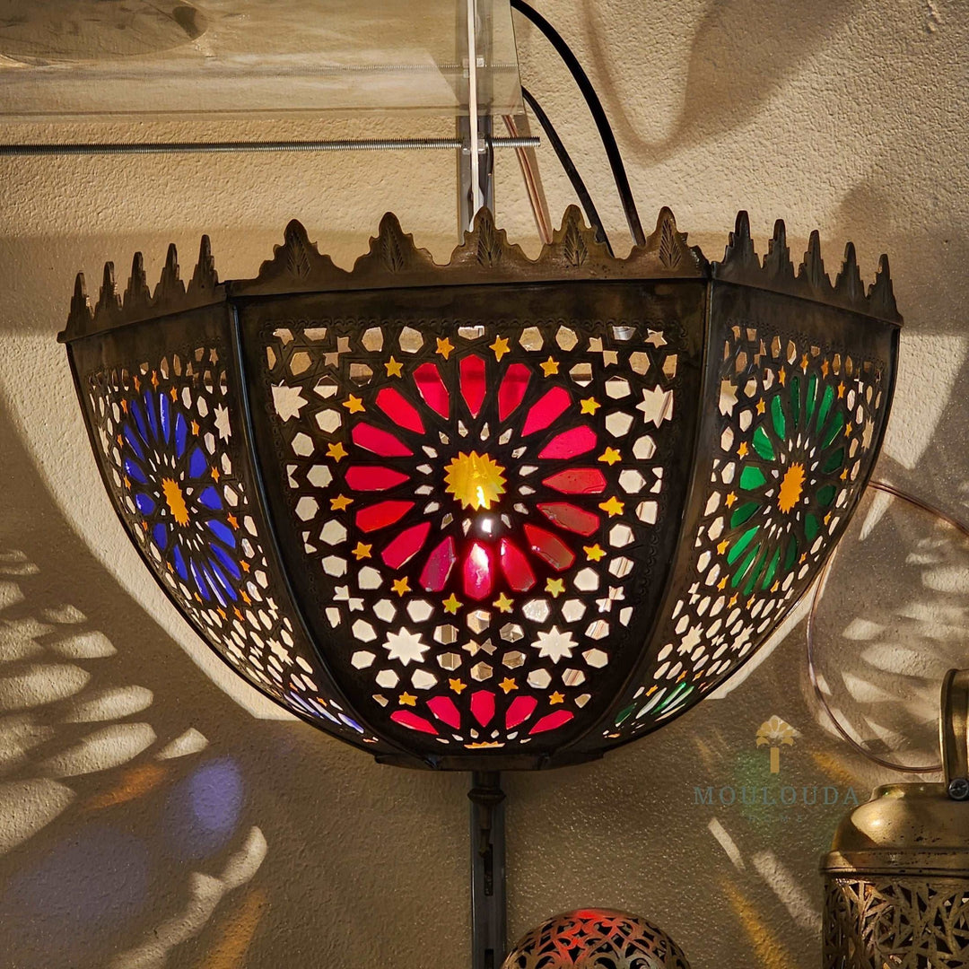 Create an Exotic Oasis with a Handmade Moroccan Lamp - Beautiful Pendant Lighting for Your Home - Mouloudahome