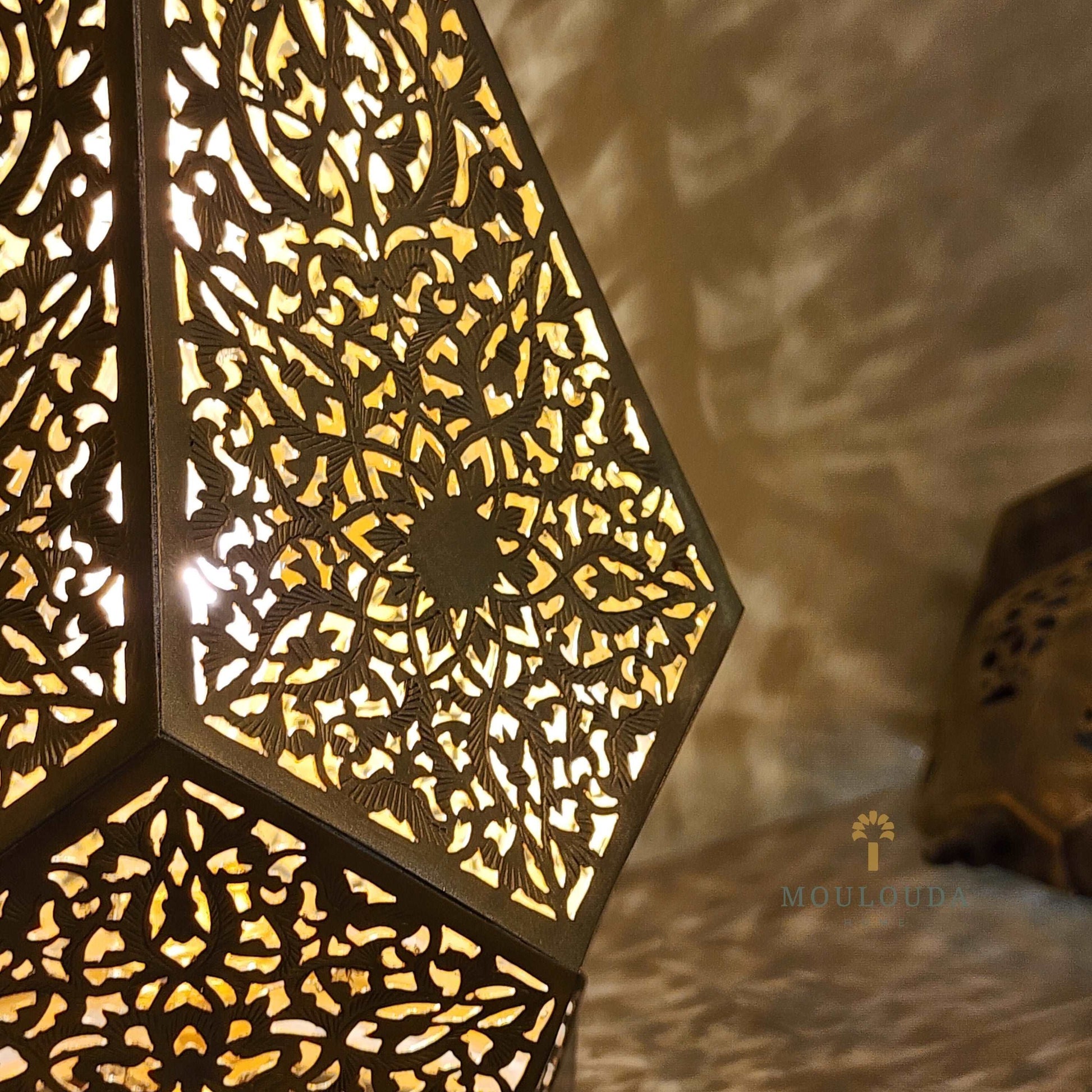 Handmade Moroccan Lamp - Luxury Standing/Table Lamp for Beautiful Moroccan Lighting - Mouloudahome