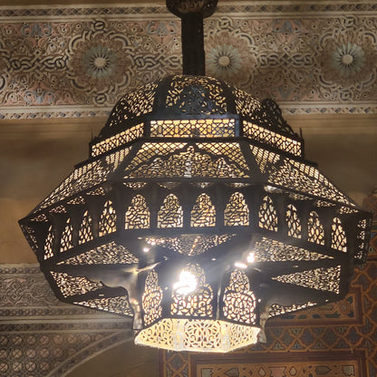 Large chandelier, Handmade chandelier, Moroccan chandelier, Moroccan lamp - Golden Glory Limited