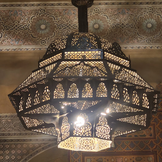 Large chandelier, Handmade chandelier, Moroccan chandelier, Moroccan lamp - Golden Glory Limited