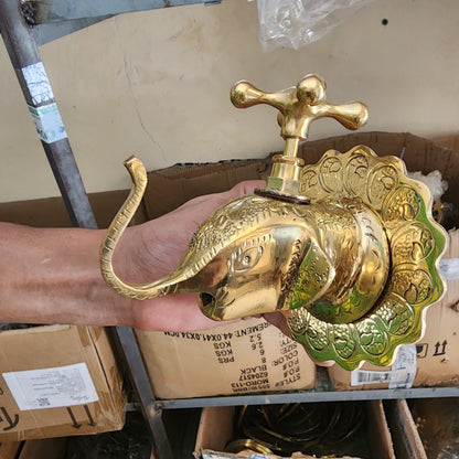 Elephant Faucet, handcrafted - Golden Glory Limited