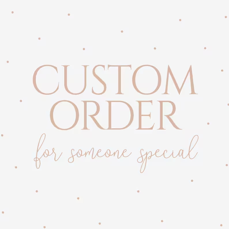 35% Payment for a Custom order for Someone special - Golden Glory Limited