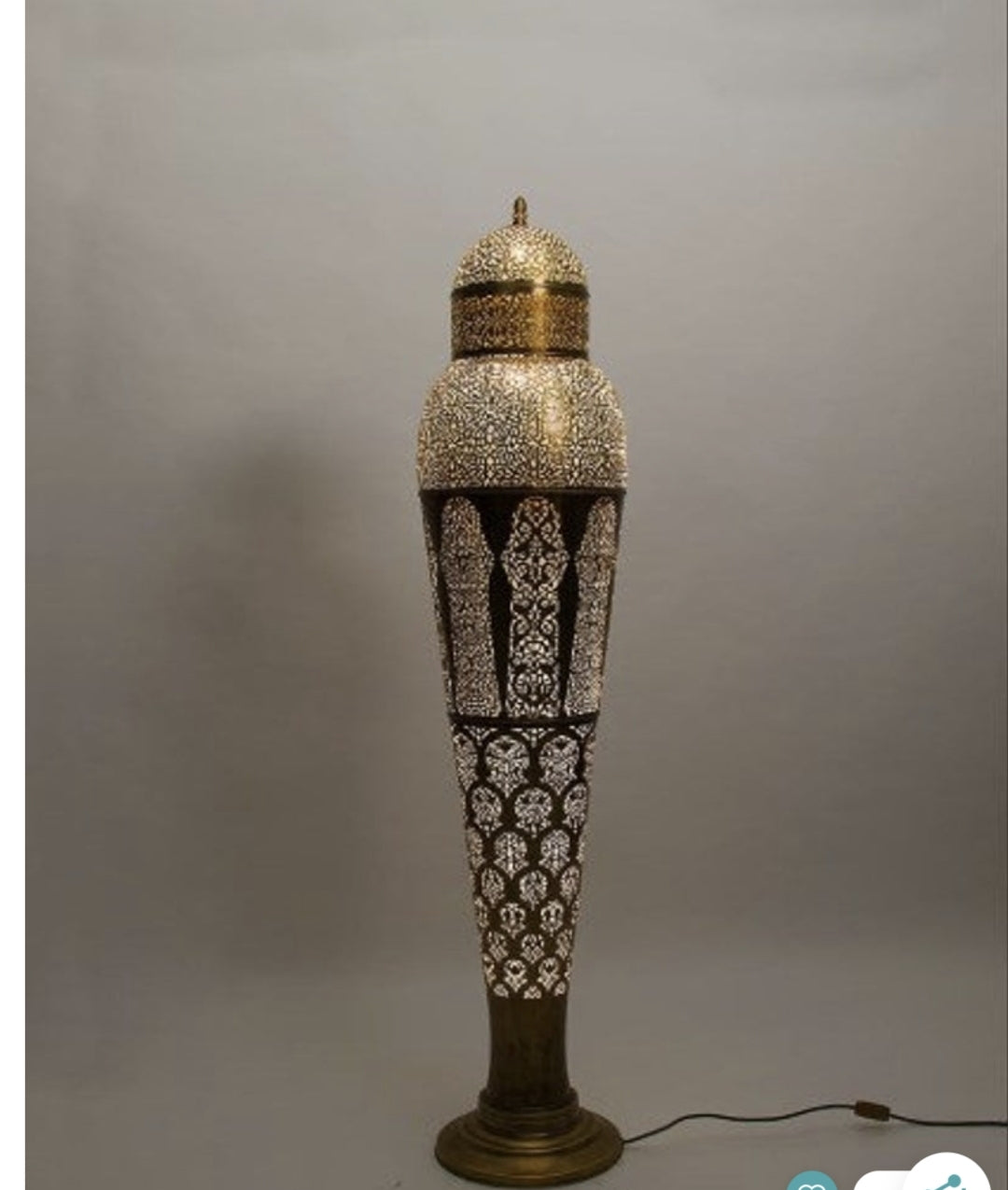 Floor lamp, standing lamp, Moroccan lamp - Golden Glory Limited