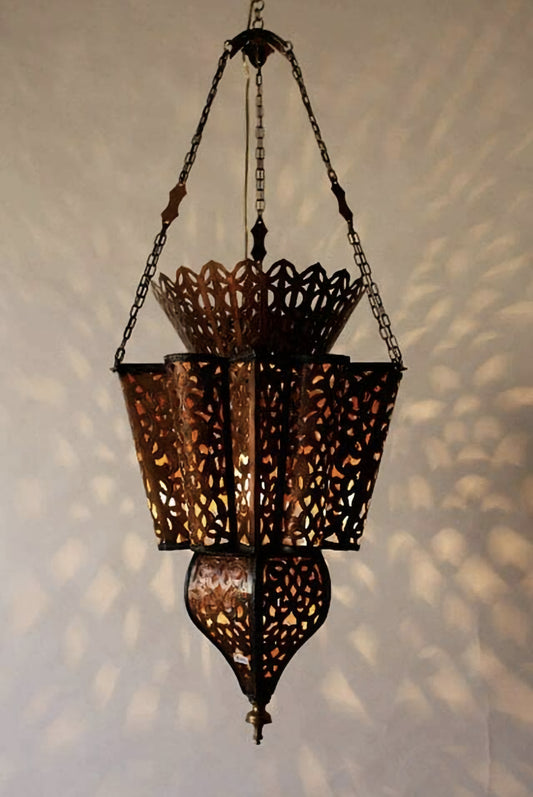 Moroccan Ceiling Lights, architectural Ceiling light, Bronze ceiling lamp - Golden Glory Limited