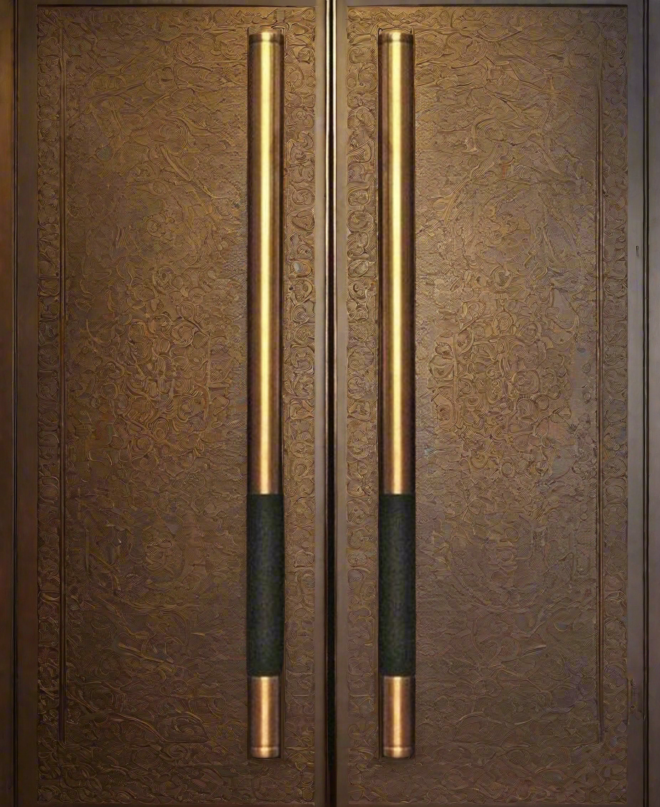 Luxury Genuine Brass Door Handle - Golden Glory Limited