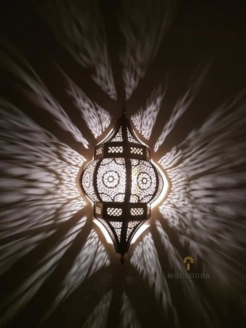 Wall lamp, Moroccan lamp, Wall sconce - Golden Glory Limited