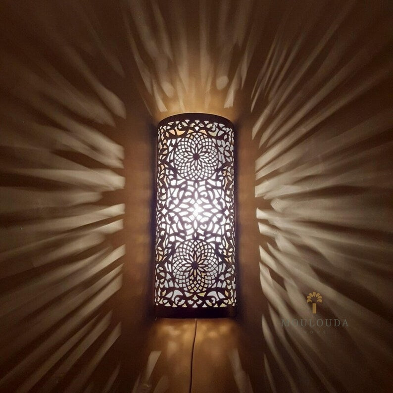 Moroccan lamp, Wall lamp, Lantern, Wall sconce - Golden Glory Limited