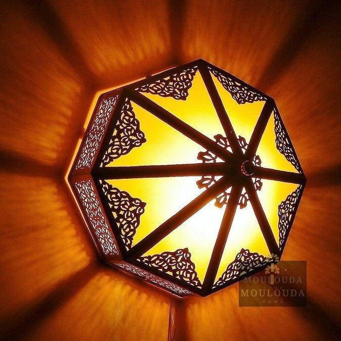 Moroccan Chandelier, Ceiling Light, Deluxe  Moroccan Lantern , use Also as Wall light, Strong Conception, Original Patterns,