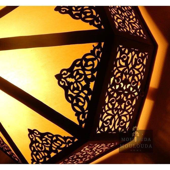 Moroccan Chandelier, Ceiling Light, Deluxe  Moroccan Lantern , use Also as Wall light, Strong Conception, Original Patterns,