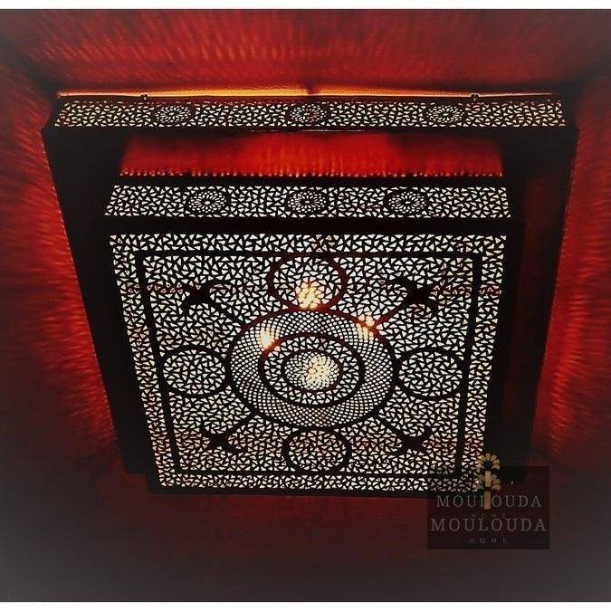 Moroccan Ceiling light, Ceiling flush lamp, design lamp, Art deco Chandelier, Moroccan lighting, Unique design Ceiling lamp,