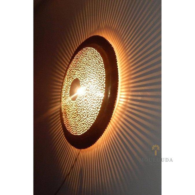 Moroccan Designer Lamp, Wall Lamp Sun design 3 Colors Available Wall Light Art deco Wall Light Diffuser -