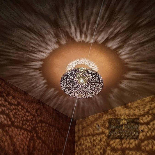 Moroccan Chandelier, pendant light, Moroccan design, handmade chandelier lighting, designer lamp, 5 colors available