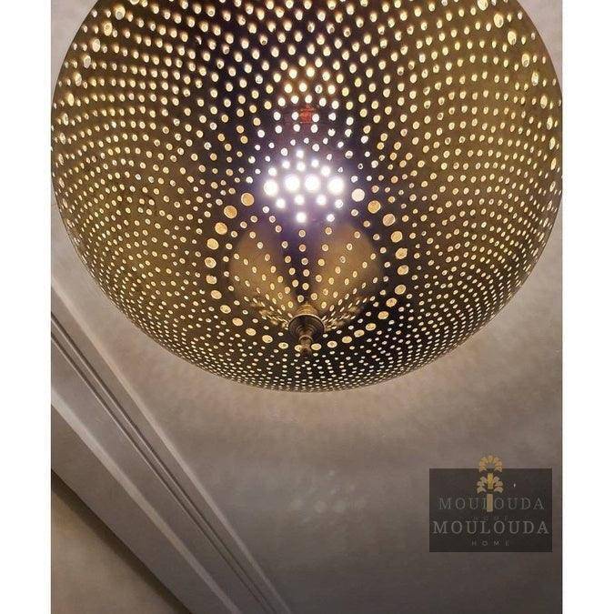 Moroccan Ceiling lamp, art deco lighting, boho light