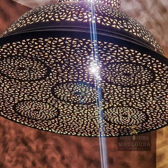 Moroccan Art Deco Chandelier, Handmade Crafts, Boho Lighting, Morocco lamp