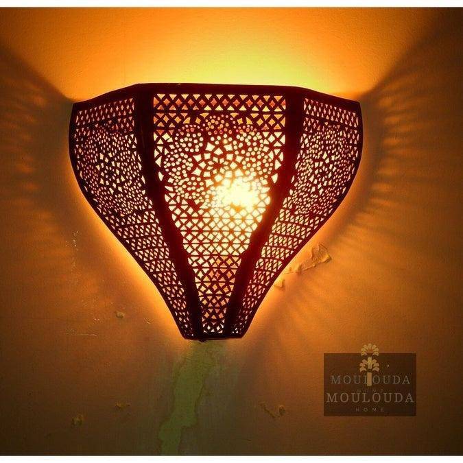 Einzigartige Wandleuchte Exotisches Design Handgemachte Wandleuchte Diffusor Originelle Lampe