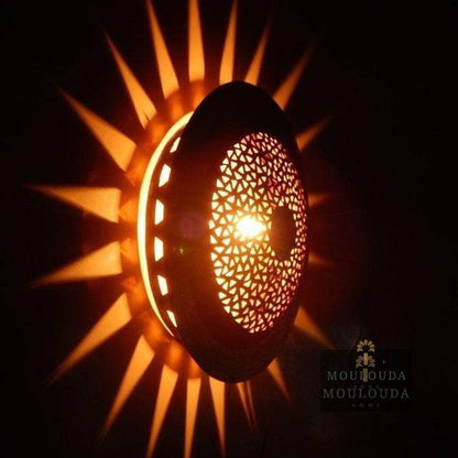 Best Boho Lighting 4 Custom Colors Available, Sun Wall Lamp, Decorative Design Sun Light Mastery Handmade