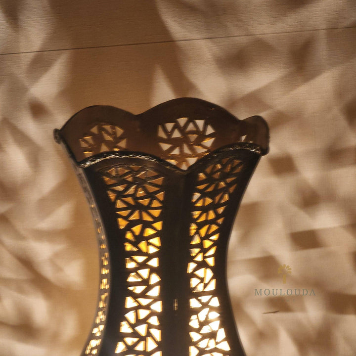 Flower Standing Lamp, Table lamp, Large, Boho Lighting, Moroccan Lamp, lampe à pied