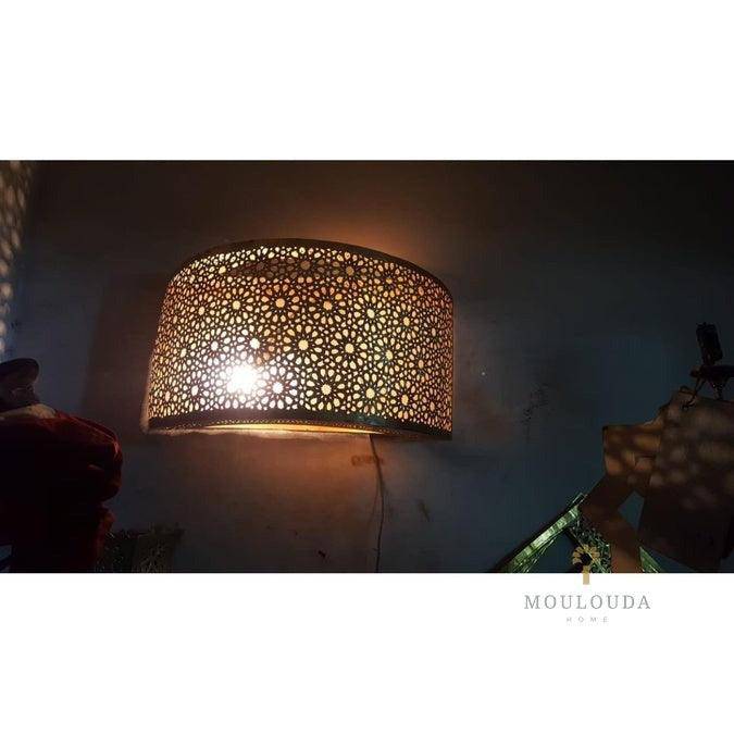 Large Wall Lamp, Moroccan lighting, Wall Sconce, Moroccan lamps, designer Light, boho chic