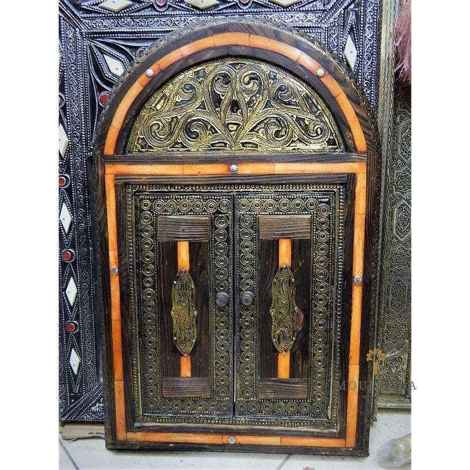 Moroccan door Mirror, Handmade Moroccan Vanity Mirror Can be Opened and Closed, Wall decor, wall sconce, Decor Mirror, Sculpted Mirror