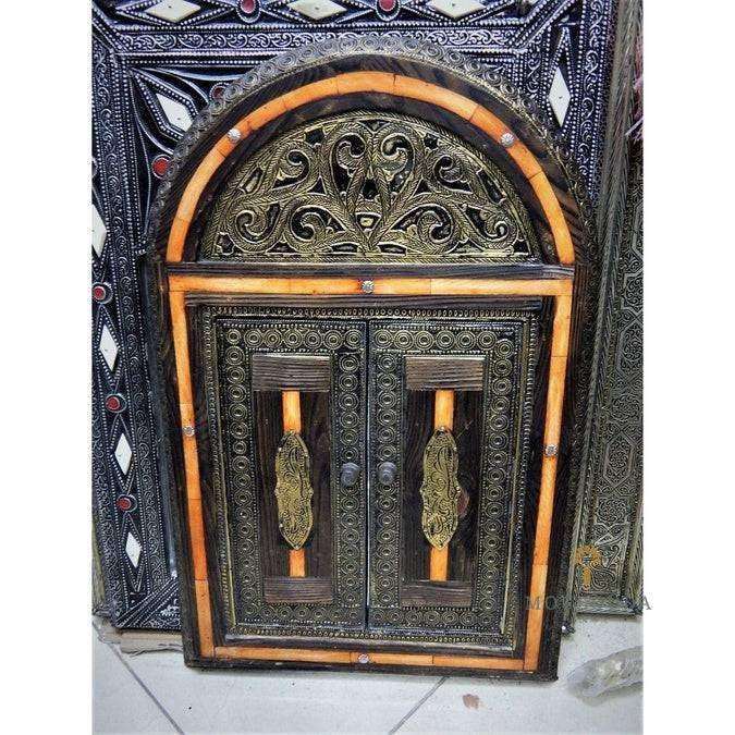 Moroccan door Mirror, Handmade Moroccan Vanity Mirror Can be Opened and Closed, Wall decor, wall sconce, Decor Mirror, Sculpted Mirror