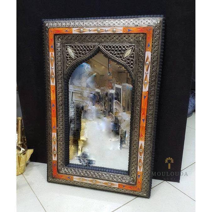 Moroccan handmade Mirror, designer Mirror, made from copper, Vanity Mirror,