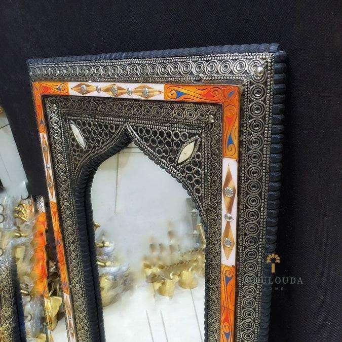 Moroccan handmade Mirror, designer Mirror, made from copper, Vanity Mirror,