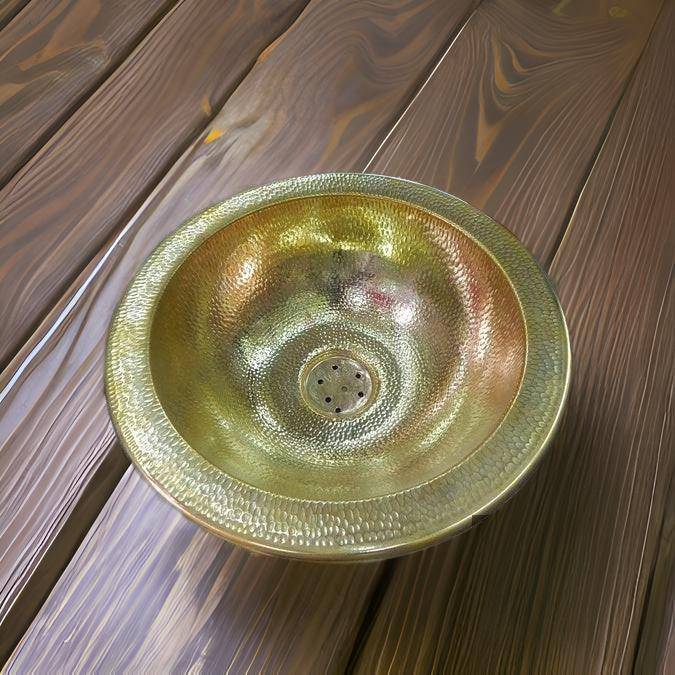 Moroccan Round Bathroom Sink 40 cm 15,7 inches Diameter