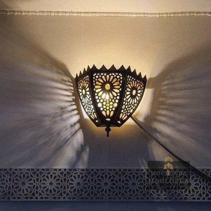 Wall Lamp - Oriental Design - Moroccan Sconce - Morocco lamp