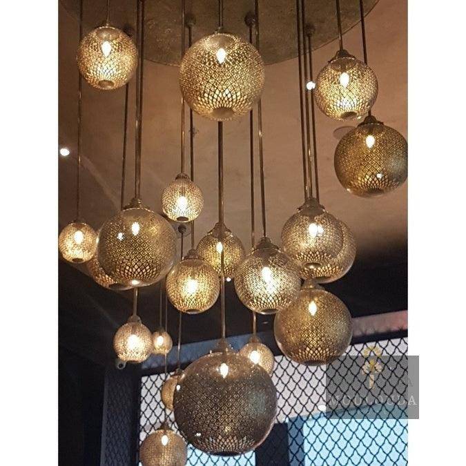 Modern Chandelier Lighting, Beautiful Art Deco, Ceiling Lighting, Unique design, up to 20 balls in one Chandelier