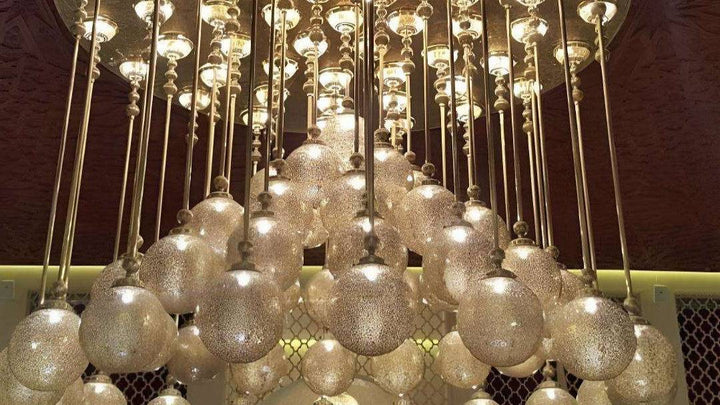 Modern Chandelier Lighting, Beautiful Art Deco, Ceiling Lighting, Unique design, up to 20 balls in one Chandelier