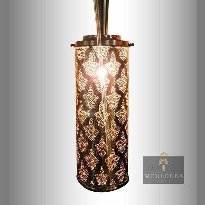 Moroccan Sconce - Hanging Wall Light - Boho Lighting - Modern Lighting - Art Deco Light - Metal Wall Lamp - Brass Wall Light