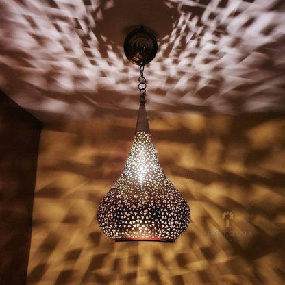 Marokkanische Pendelleuchte, handgefertigter marokkanischer Kronleuchter, Designerlampe, Art-Deco-Lampe, Deckenleuchte 5 Farben erhältlich