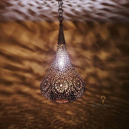 Marokkanische Pendelleuchte, handgefertigter marokkanischer Kronleuchter, Designerlampe, Art-Deco-Lampe, Deckenleuchte 5 Farben erhältlich