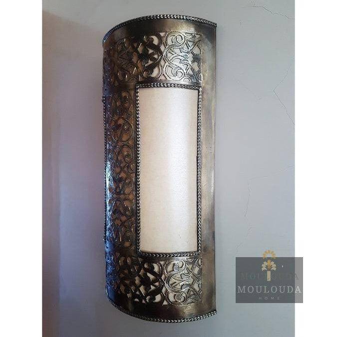 Moroccan Sconce, Wall Lamp - Hanging Wall Light - Boho Lighting - Modern Lighting - Art Deco Lamp - Metal Wall Lamp - Brass Wall Light