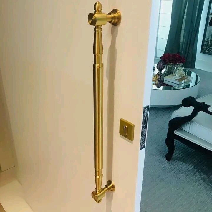 Door handle, luxury decoration, genuine brass - Golden Glory Limited