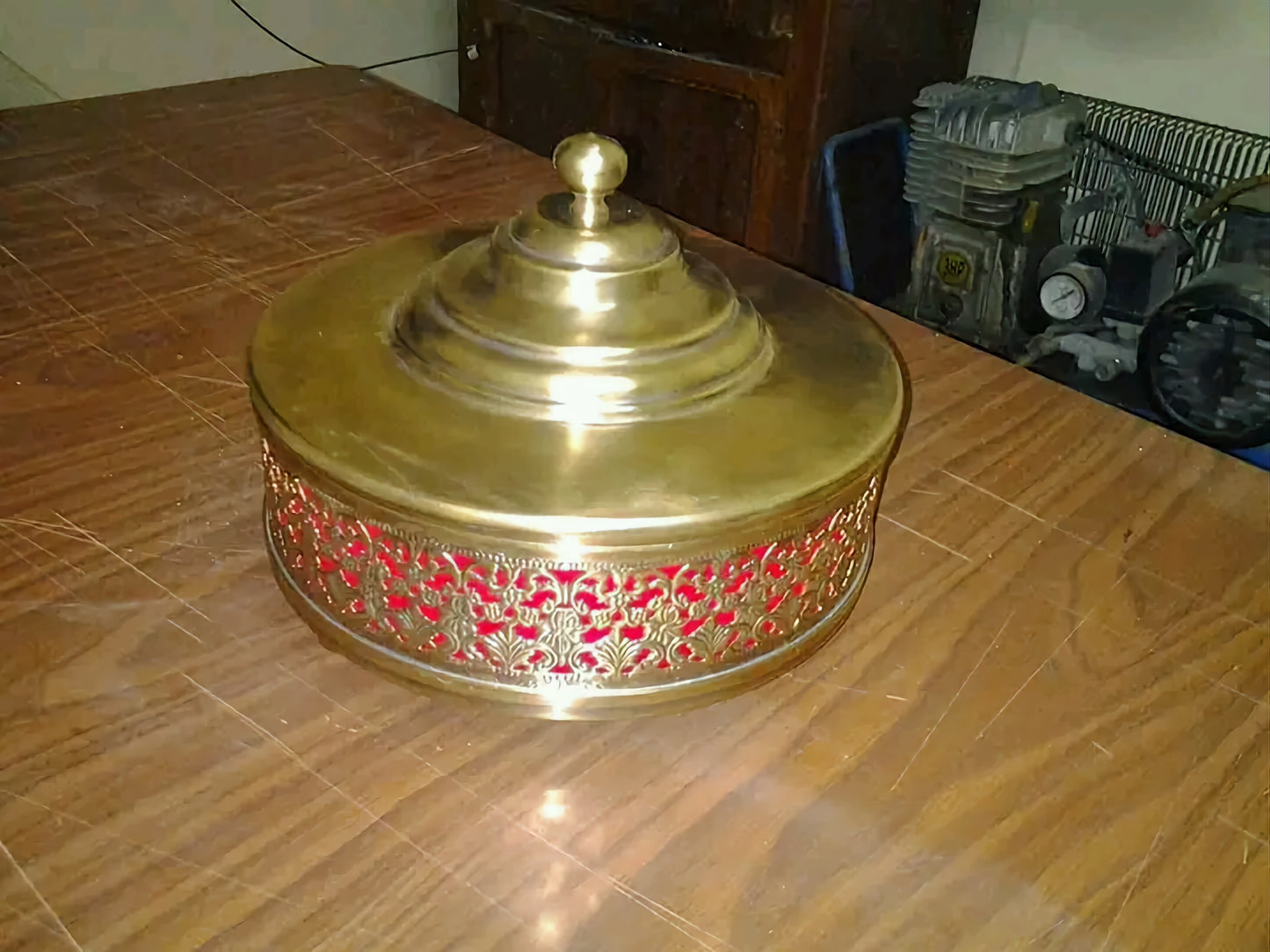 luxury table box, candy box, handmade brass box - Golden Glory Limited