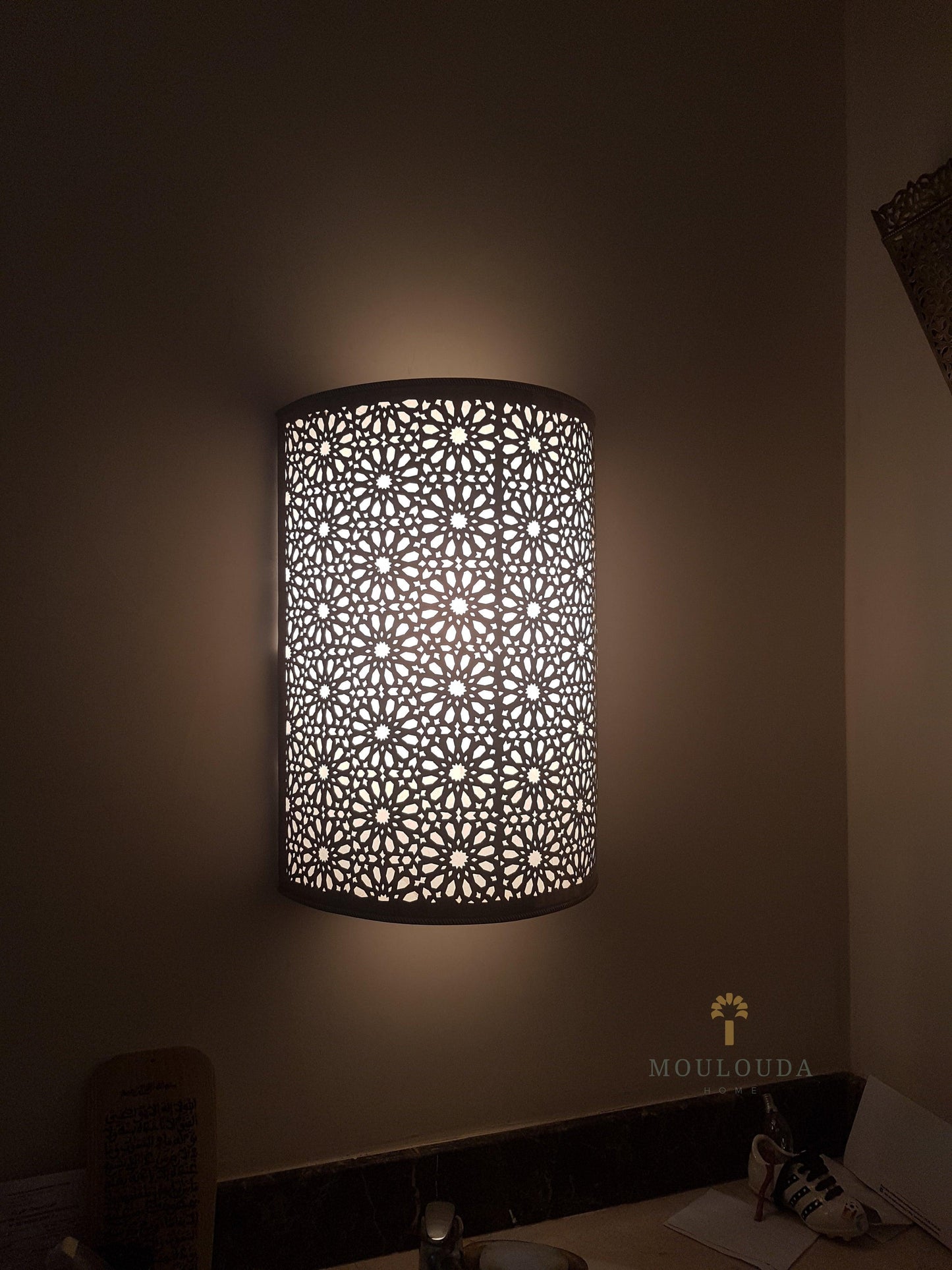 Luxury Wall Lamp: Handmade Moroccan Art Deco Wall Light - Mouloudahome