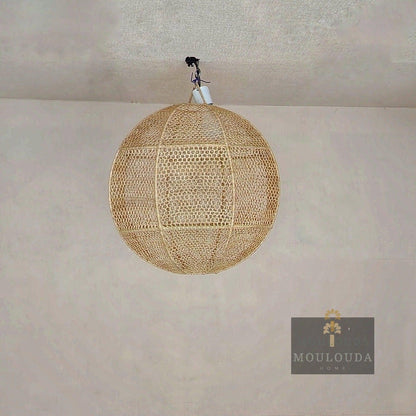 Moroccan chandelier, Rattan pendant light, hanging lantern, Moroccan lantern - Mouloudahome