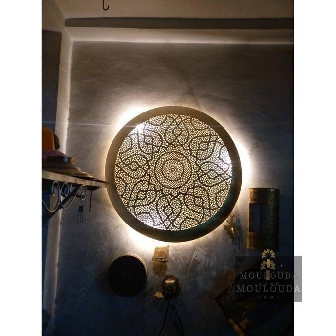 Art deco wall Sconce, Moroccan lighting, wall lamp, Moroccan lantern, designer lamp, hanging lamp - Mouloudahome